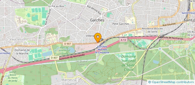 localisation de l'entreprise WEST INVEST COMPANY à GARCHES