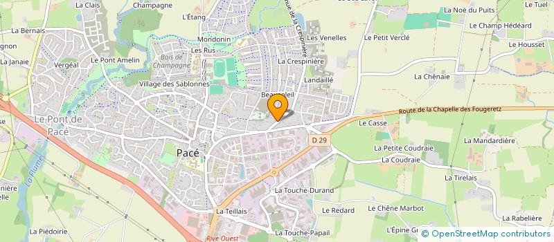 localisation de l'entreprise WEST JERELIE IMMOBILIER à PACE
