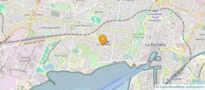 localisation de l'entreprise WEST KINE  LA ROCHELLE