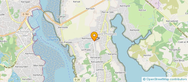 localisation de l'entreprise WEST LATITUDE  SAINT-PHILIBERT