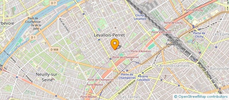 localisation de l'entreprise WEST LIFE REALTY à LEVALLOIS-PERRET