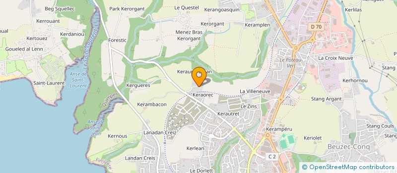 localisation de l'entreprise WEST LOCATION  CONCARNEAU