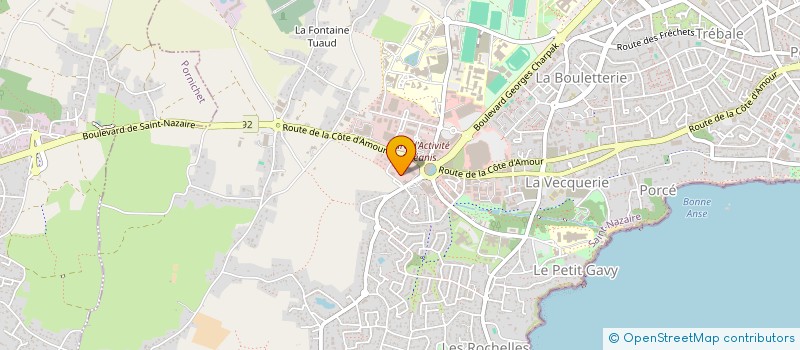 localisation de l'entreprise WEST MOTO à SAINT-NAZAIRE