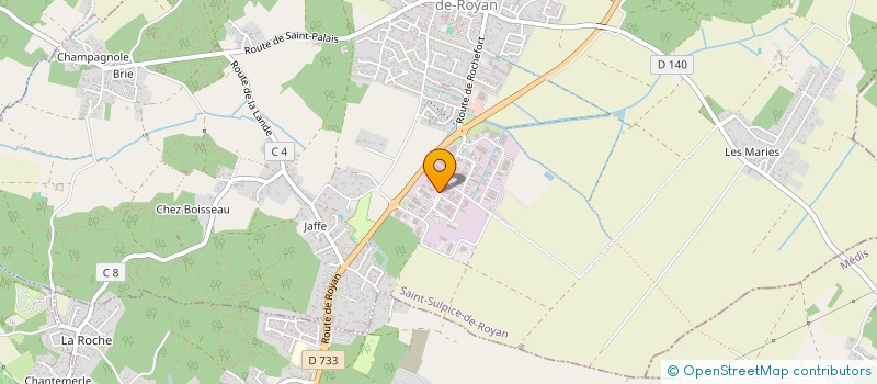 localisation de l'entreprise WEST MOTO STORE  SAINT-SULPICE-DE-ROYAN