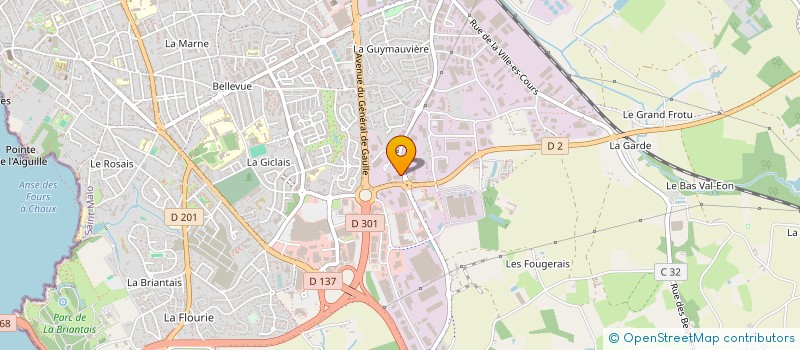 localisation de l'entreprise WEST NAUTIQUE  SAINT-MALO