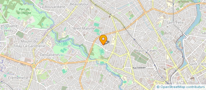localisation de l'entreprise WEST'O à NANTES