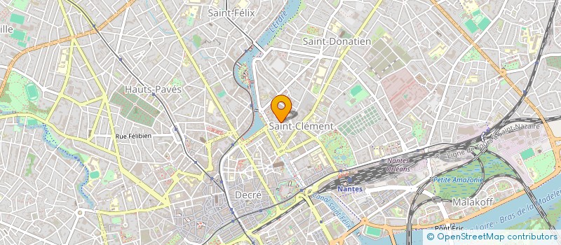 localisation de l'entreprise WEST ORGANISATION à NANTES