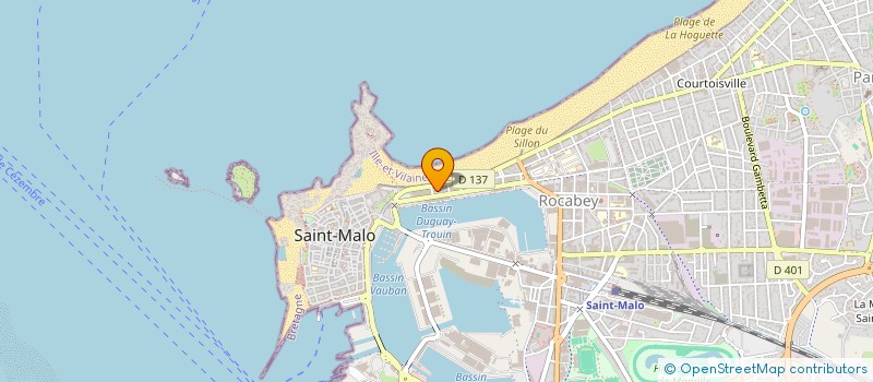 localisation de l'entreprise WEST PACKAGING. COM à SAINT-MALO