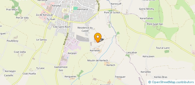 localisation de l'entreprise WEST PLANTS  PLOUDALMEZEAU