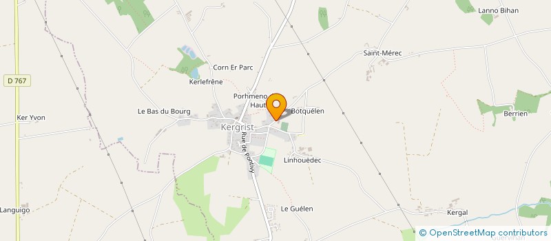 localisation de l'entreprise WEST REP  KERGRIST