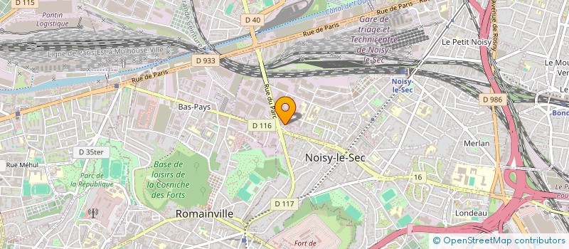 localisation de l'entreprise WEST SAAP à NOISY-LE-SEC