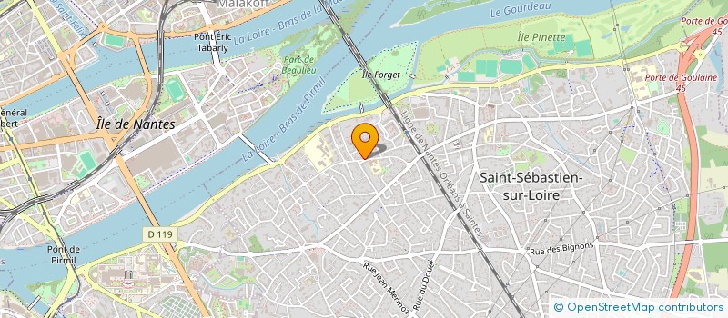 localisation de l'entreprise WEST SECURITY SERVICES  SAINT-SEBASTIEN-SUR-LOIRE