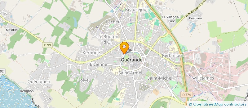 localisation de l'entreprise WEST SERVICES 44  GUERANDE