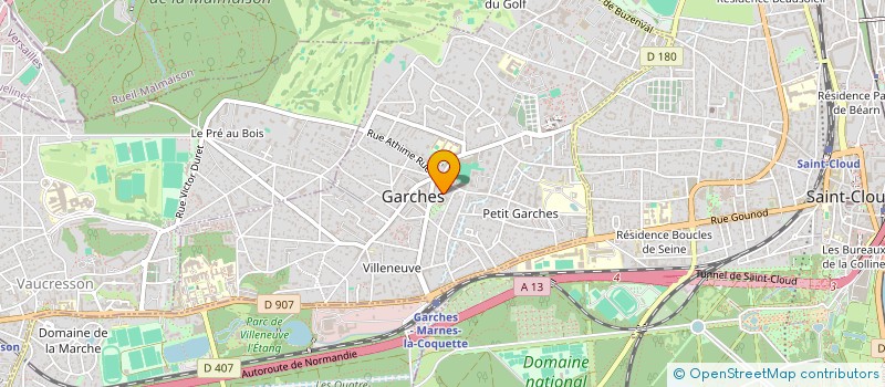 localisation de l'entreprise WEST SIDE à GARCHES