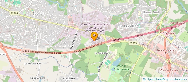 localisation de l'entreprise WEST SIDE à SAINT-HERBLAIN