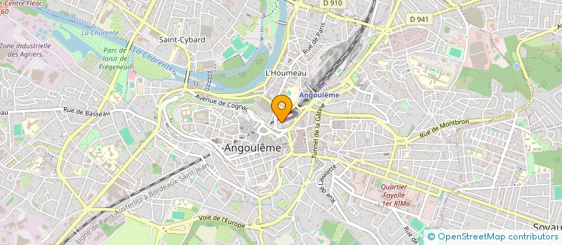 localisation de l'entreprise WEST SIDE FOOD à ANGOULEME