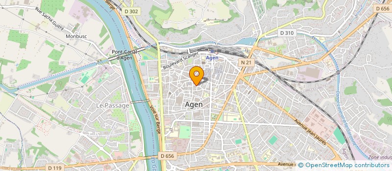 localisation de l'entreprise WEST-SUDWEST à AGEN