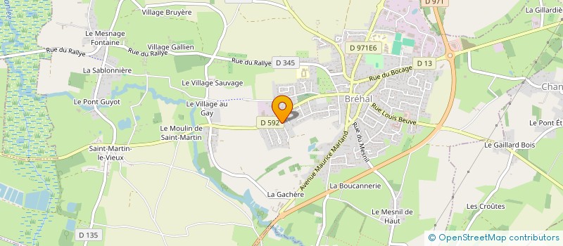 localisation de l'entreprise WEST-T  BREHAL