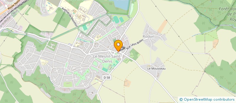 localisation de l'entreprise WEST WING  LE MESNIL-SAINT-DENIS