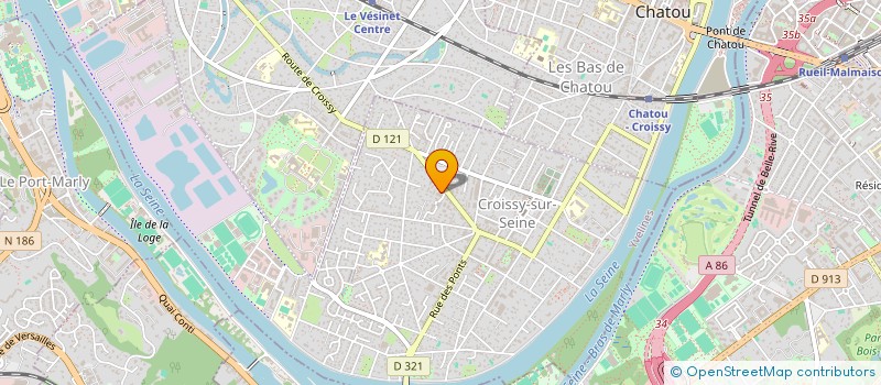 localisation de l'entreprise WEST Y CONSULTING  CROISSY-SUR-SEINE