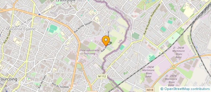 localisation de l'entreprise WESTAFLEX-BATIMENT à TOURCOING