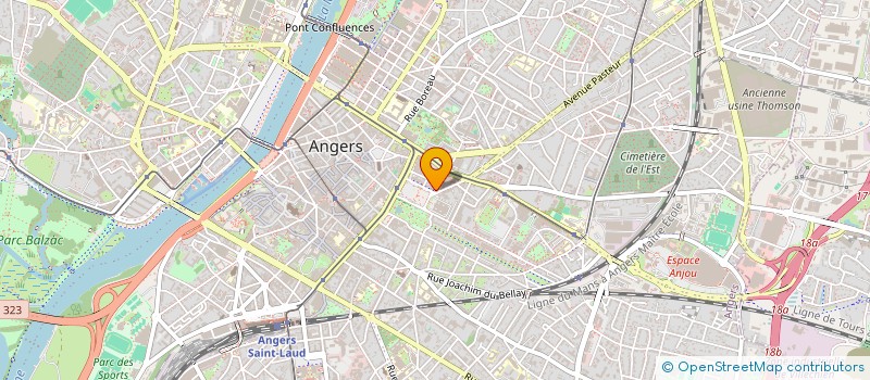 localisation de l'entreprise WESTATE B à ANGERS