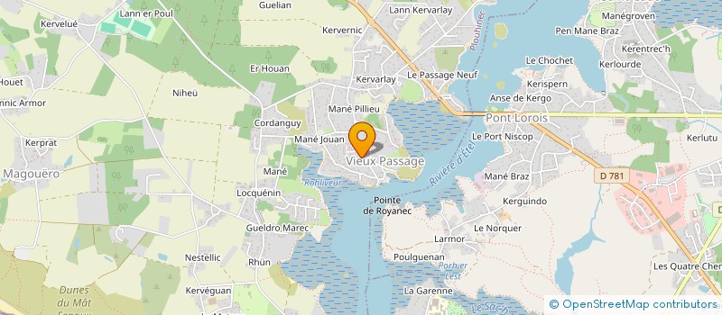 localisation de l'entreprise WESTBAT  PLOUHINEC