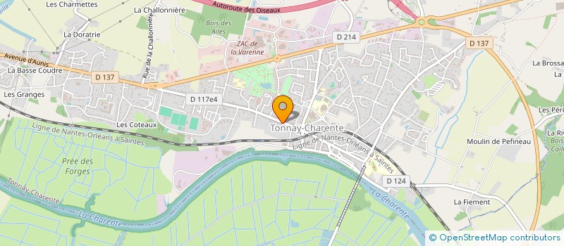 localisation de l'entreprise WESTCARS  TONNAY-CHARENTE