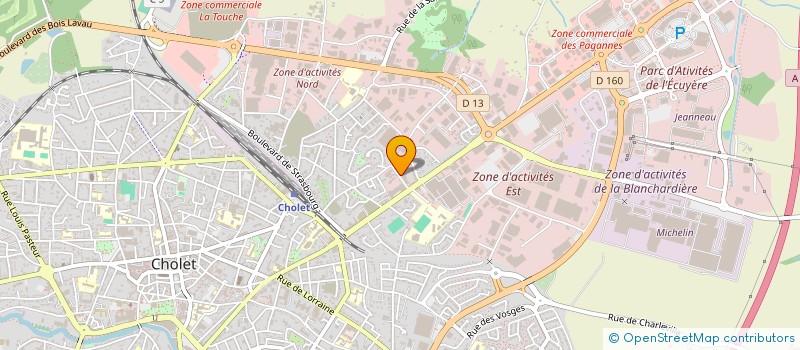 localisation de l'entreprise WESTECO EXPERT à CHOLET