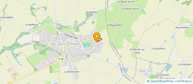 localisation de l'entreprise WESTELEC  NIEUL-LE-DOLENT