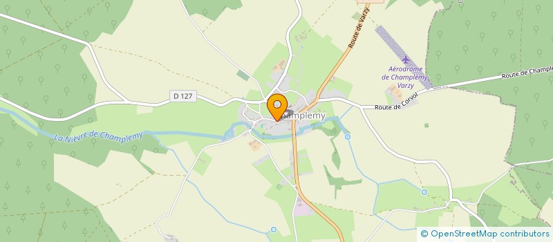 localisation de l'entreprise WESTER à CHAMPLEMY