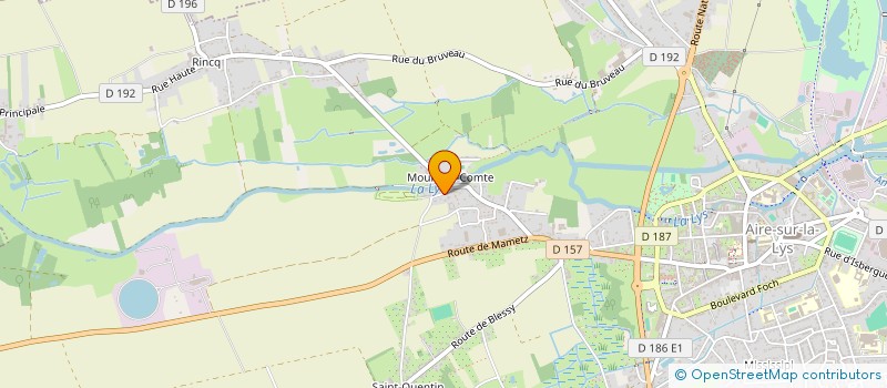 localisation de l'entreprise WESTERLYNCK  AIRE-SUR-LA-LYS