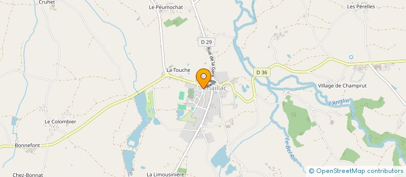 localisation de l'entreprise WESTERN ACADIENNE à CHAILLAC