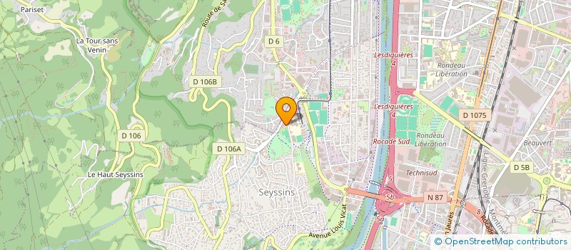 localisation de l'entreprise WESTERN ATTITUDE à SEYSSINS