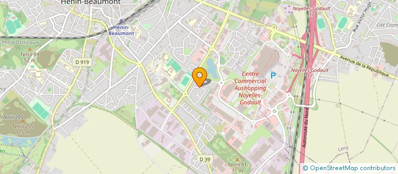 localisation de l'entreprise WESTERN COUNTRY CLUB HENINOIS  HENIN-BEAUMONT