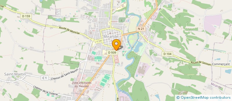 localisation de l'entreprise WESTERN DANCE MIRANDE  MIRANDE