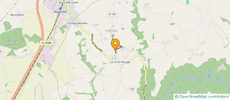 localisation de l'entreprise WESTERN DANSE 12  NAUCELLE