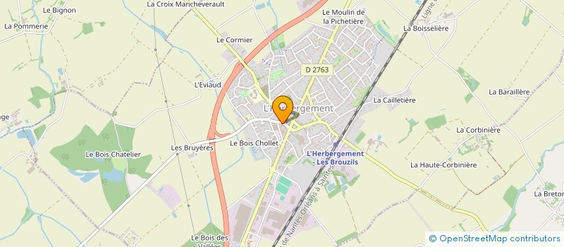 localisation de l'entreprise WESTERN RECRE à L'HERBERGEMENT
