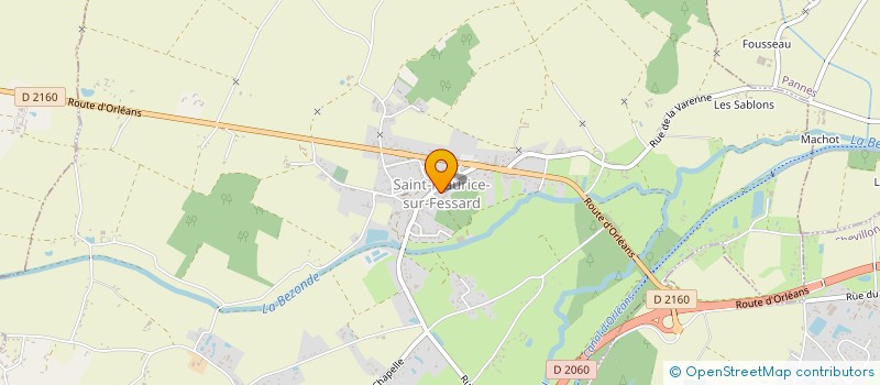 localisation de l'entreprise WESTERN SPIRIT 45 à SAINT-MAURICE-SUR-FESSARD