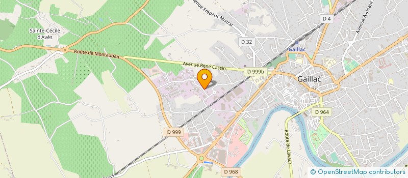 localisation de l'entreprise WESTFOR à GAILLAC