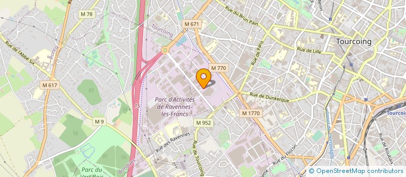 localisation de l'entreprise WESTLAKE PLASTICS EUROPE à TOURCOING