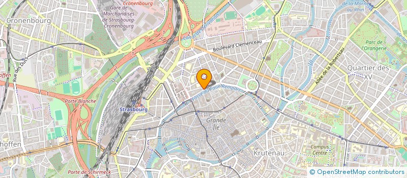 localisation de l'entreprise WESTLAND à STRASBOURG