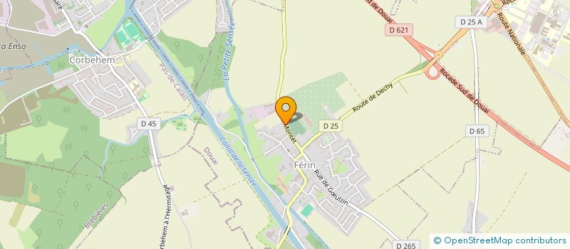 localisation de l'entreprise WESTOCK  FERIN