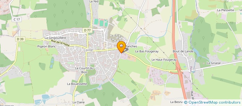 localisation de l'entreprise WESTOO 3 IMMOBILIER  LAILLE