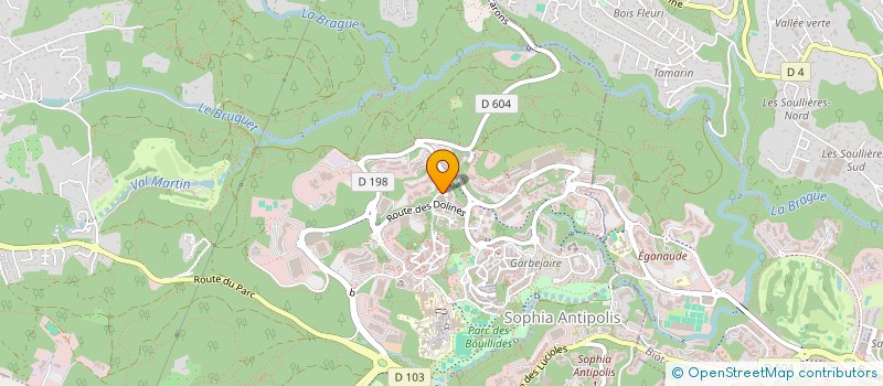 localisation de l'entreprise WESTORANGE 832  VALBONNE