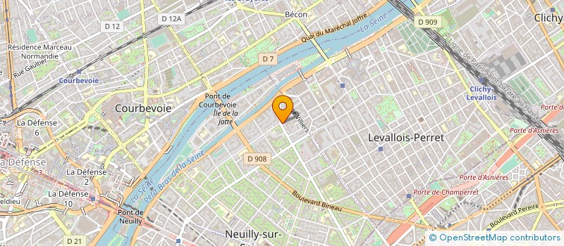 localisation de l'entreprise WESTWOOD à NEUILLY-SUR-SEINE