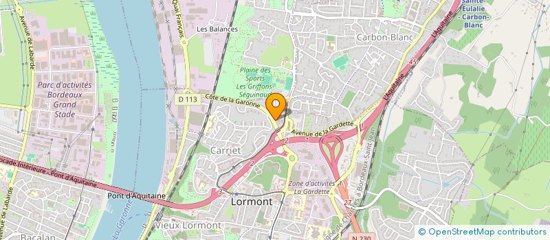 localisation de l'entreprise WESTYCOM  LORMONT