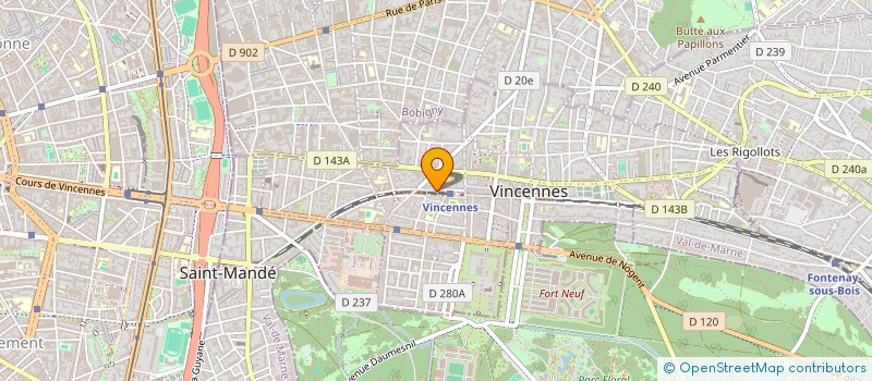 localisation de l'entreprise WESTYORK à VINCENNES