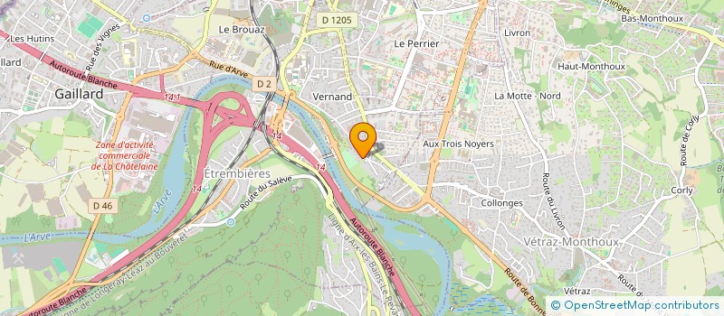 localisation de l'entreprise WET GROUP SARL  ANNEMASSE