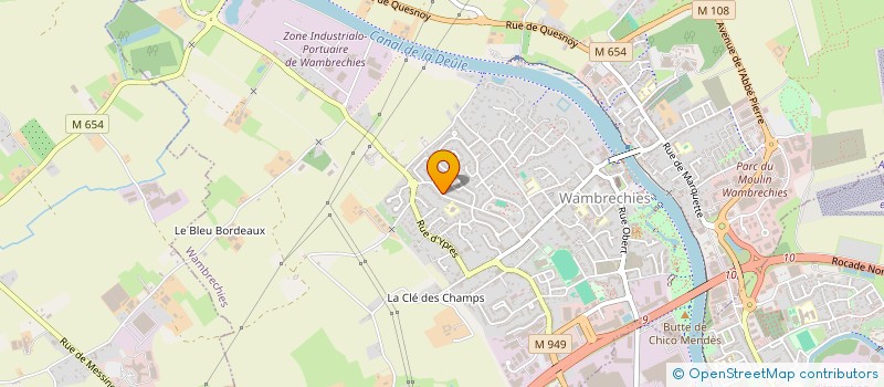 localisation de l'entreprise WET'N NET à WAMBRECHIES